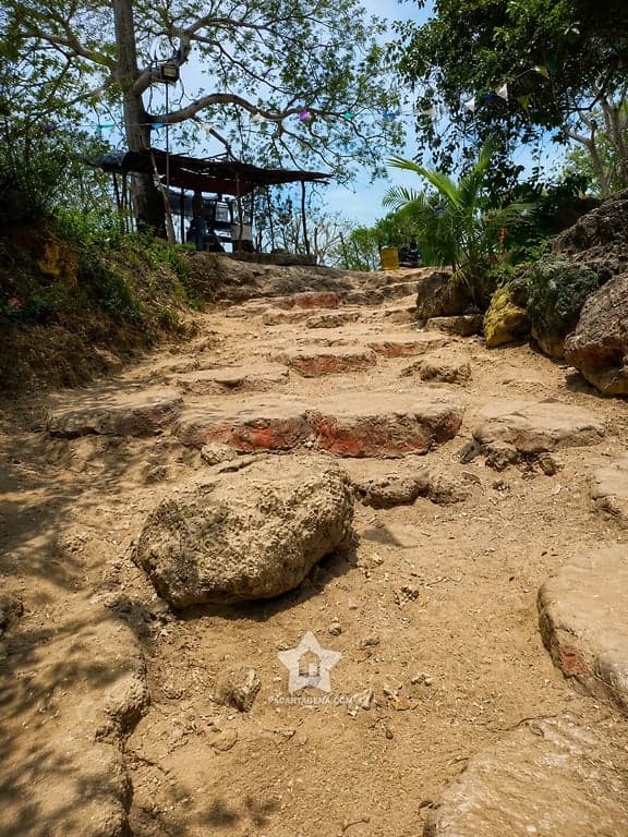 Camino de acceso al sector de Playa Tranquila en la isla de Barú